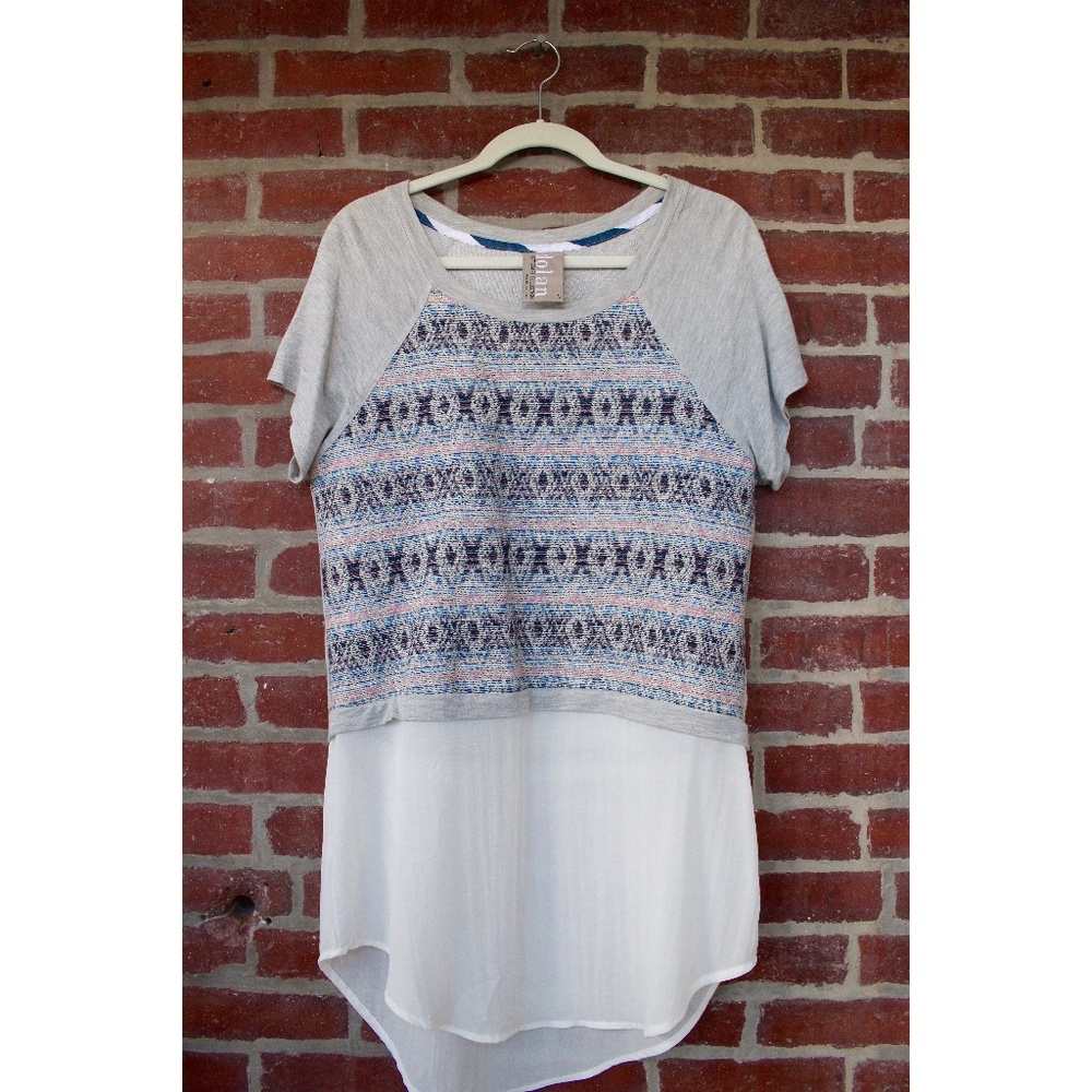 Jacquard & Silk Tunic | Anthropologie